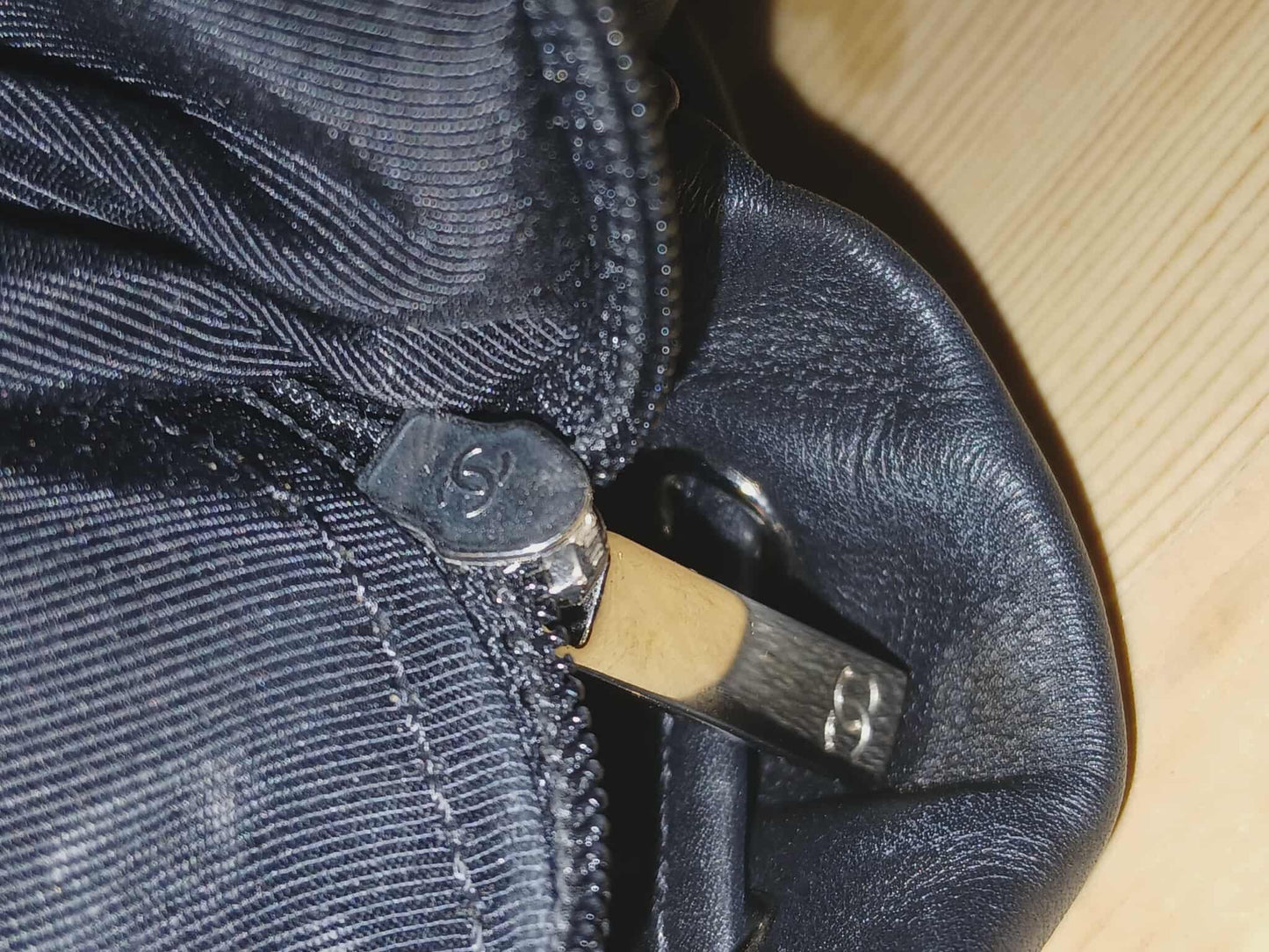 Chane Urban Spirit Backpack Chevron Lambskin Black Series 22