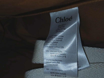 Chloe Sac A Langer Mother's Tote Handbag Canvas/Leather Crimson