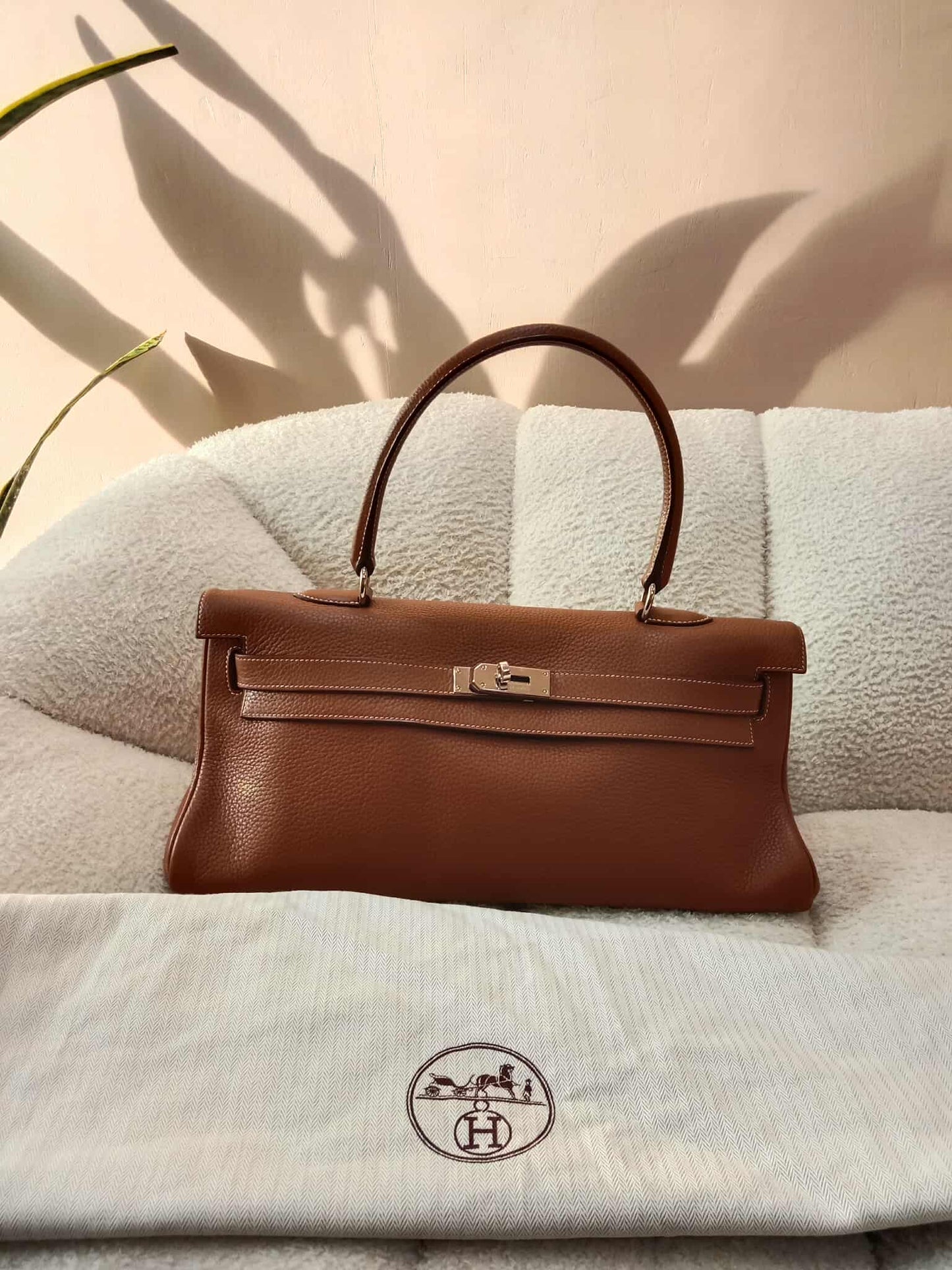 Hermes JPG 42 Gold Clemence Stamp N Square 2010