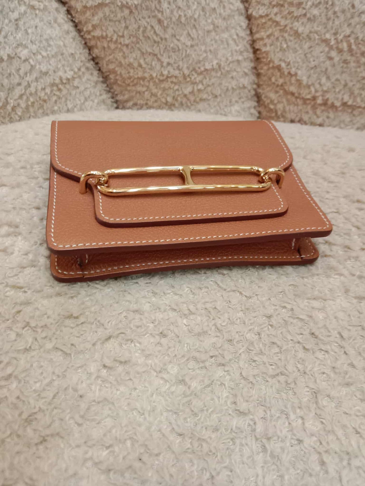 Hermes Roulis Slim Gold on Gold Epsom Stamp B 2023
