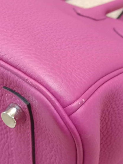 Hermes Birkin 30 Pink Fanta Togo Stamp A 2017