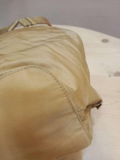 Prada Nylon Backpack Small Beige