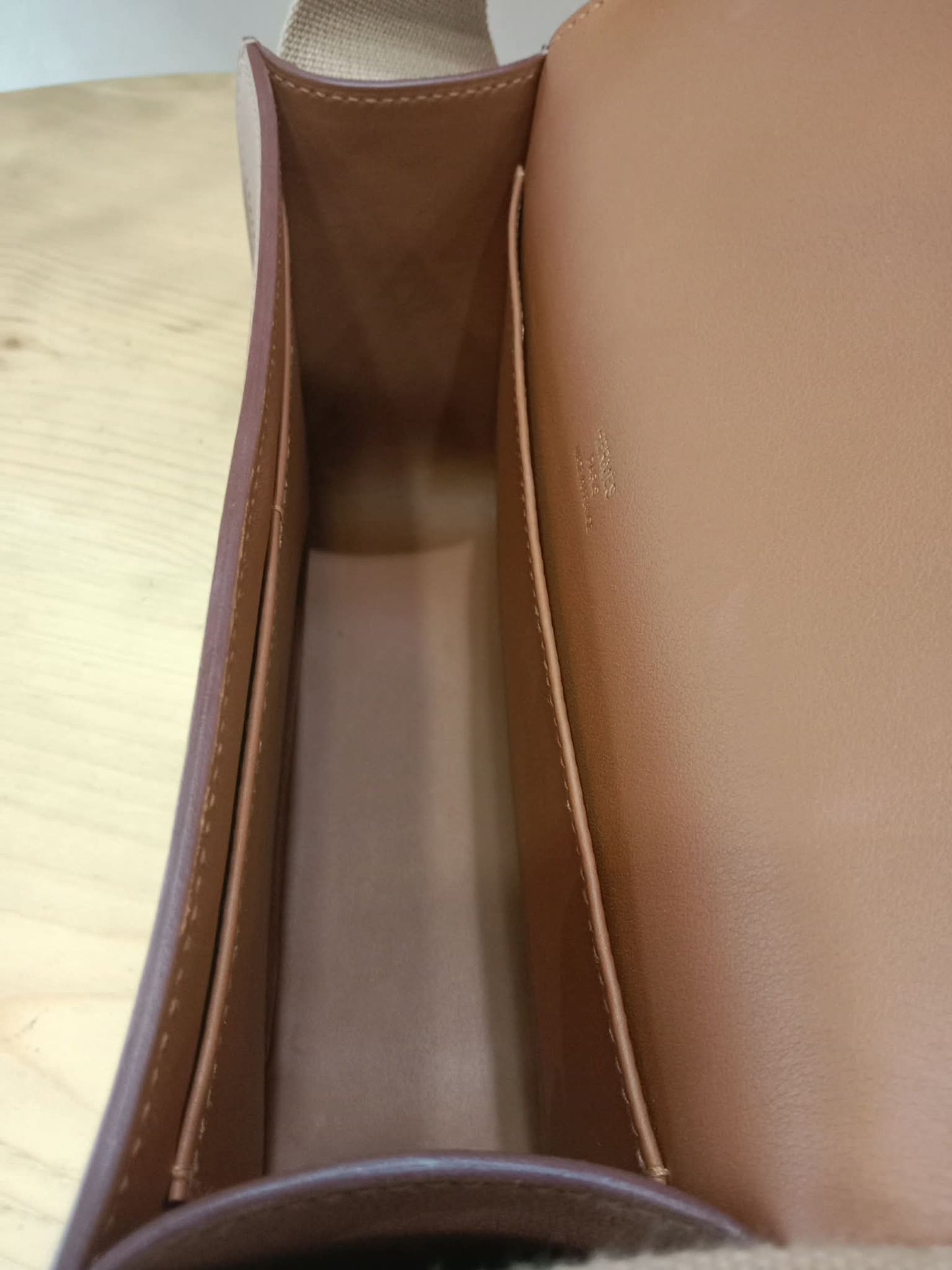 Hermes Geta Chevre Mysore/Swift Etoupe GHW Stamp U 2022