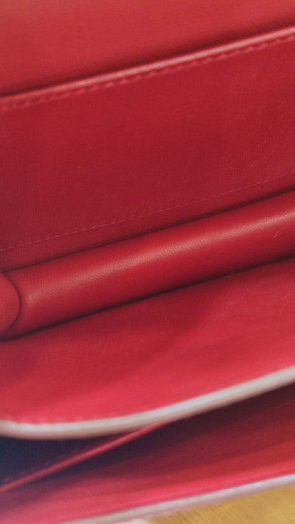 Hermes Constance 18 Red Courchevel Stamp Y Circle 1995