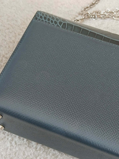 Hermes Sac Verrou Touch Chaine Mini Marquete Cypress Noir Stamp Y 2020