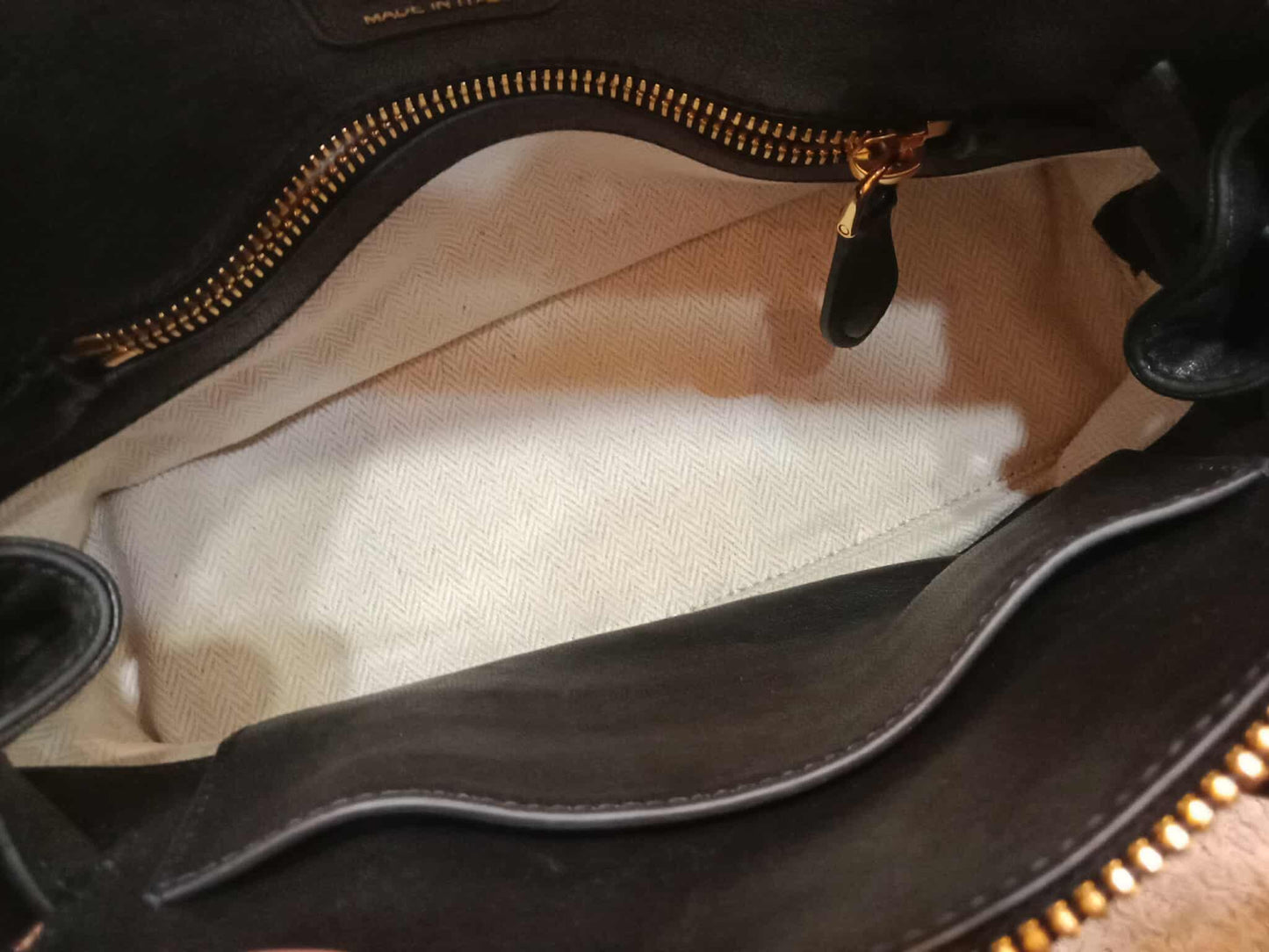 Miu Miu Aviator Nappa Leather Black