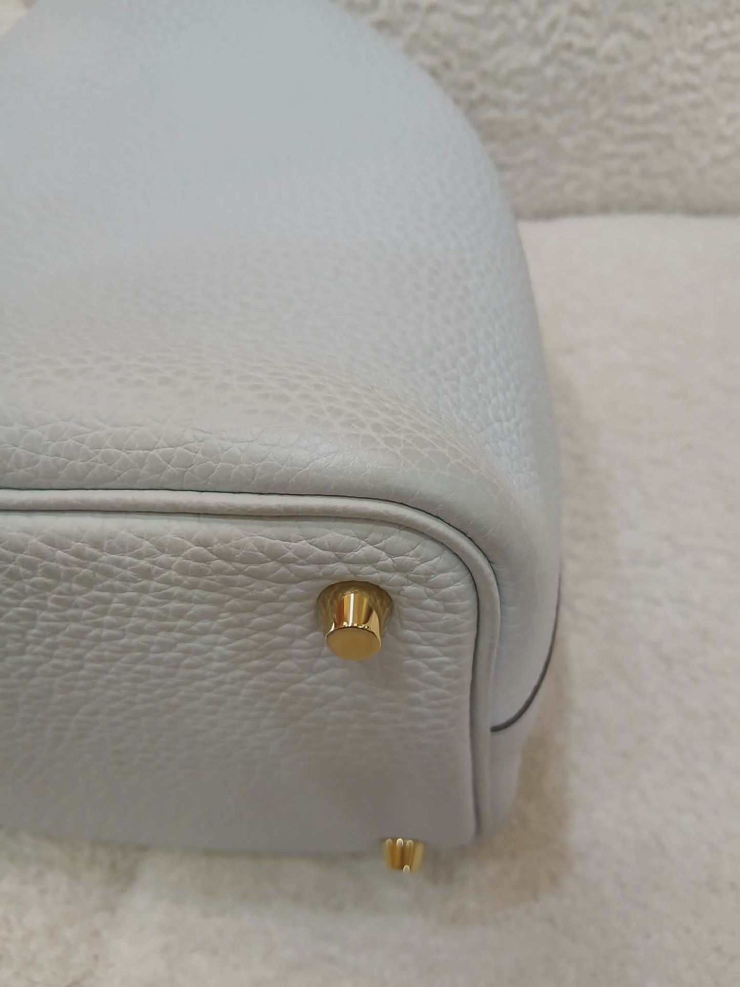 Hermes Picotin 18 Bleu Glacier Clemence Stamp Z 2021