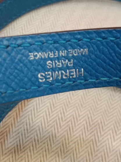 Hermes Kelly 28 Mykonos Sellier Epsom Stamp O Square 2011