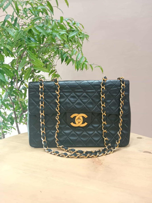 Chanel Timeless Maxi Sinlge Flap Bag in Quilted Lambskin Series 2