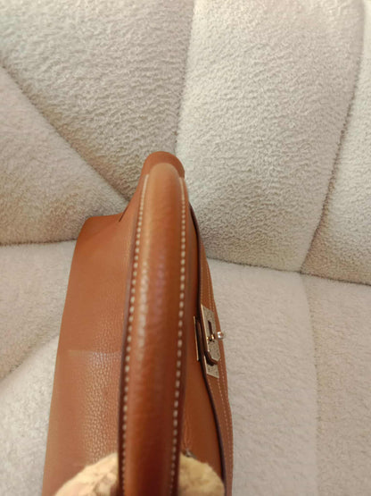 Hermes JPG 42 Gold Clemence Stamp N Square 2010