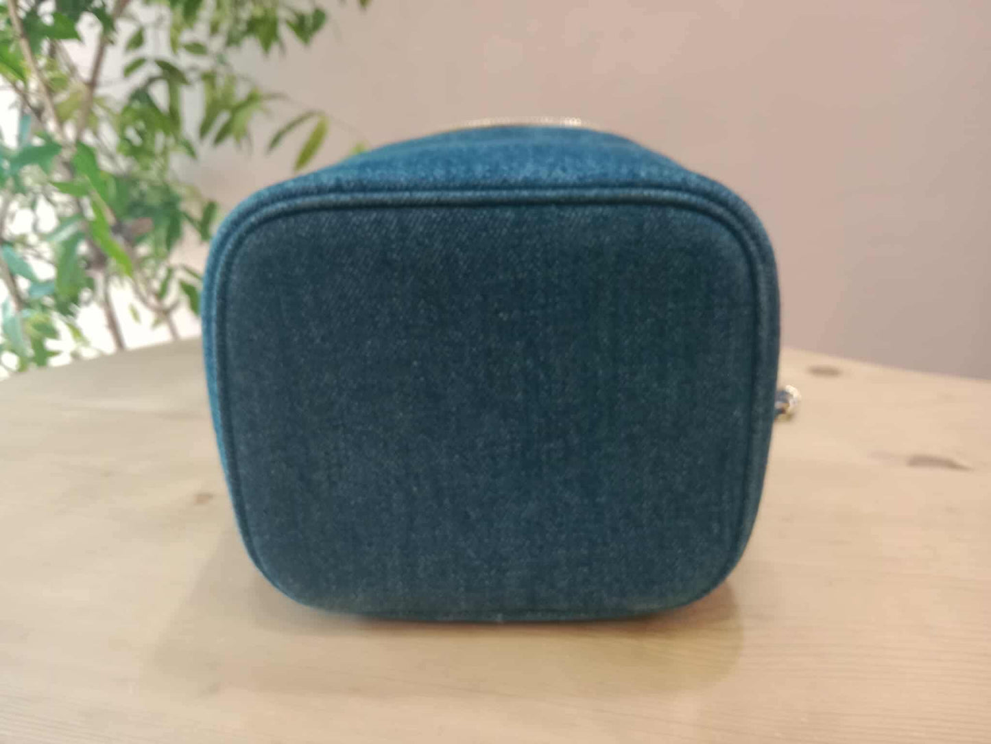 Chanel Denim Vanity Gold-Tone Hardware and the Signature Interlocking CC Logo Series 4