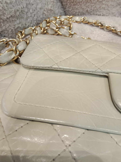 Chanel Neutrals Classic Double Sided Flap Series 10