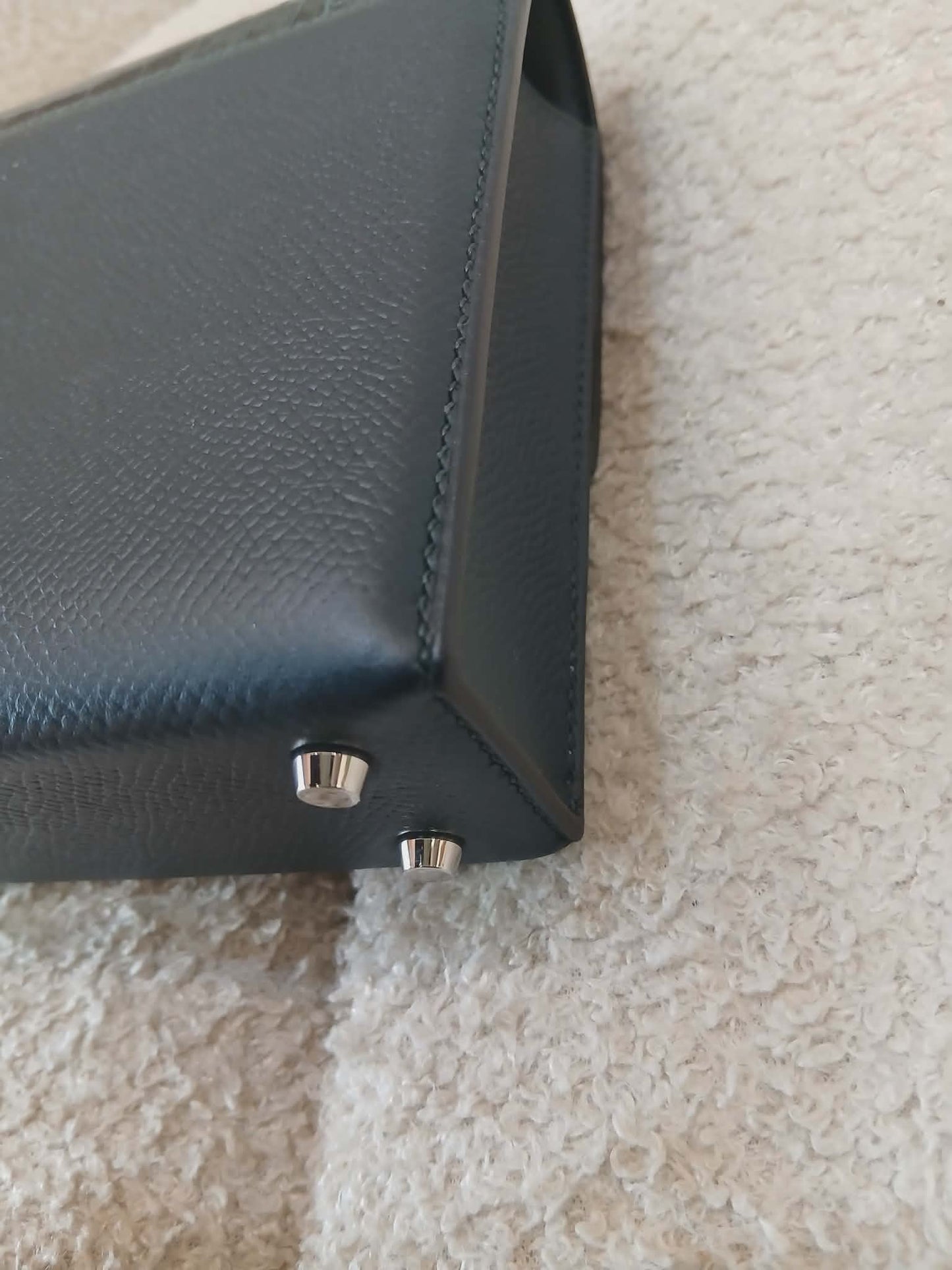 Hermes Sac Verrou Touch Chaine Mini Marquete Cypress Noir Stamp Y 2020