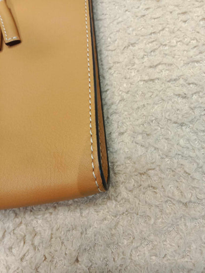 Loewe ELN Brown Wallet Neck Pouch