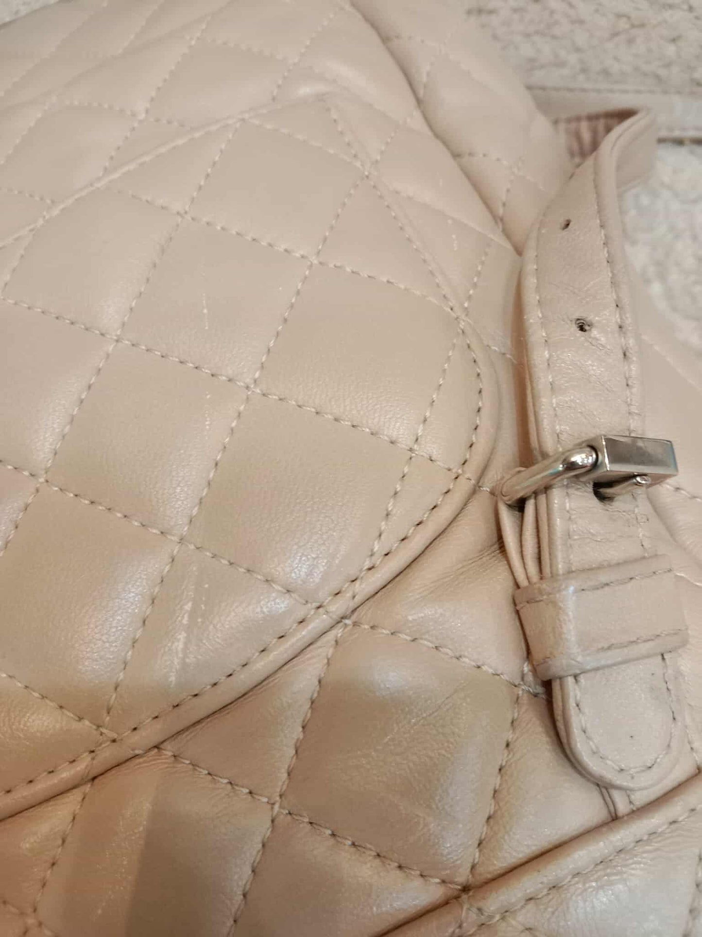 Chanel Urban Spirit Backpack Beige Series 22