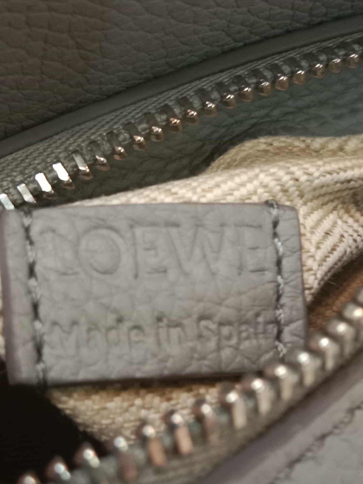 Loewe Puzzle Bag in Pearl Gray