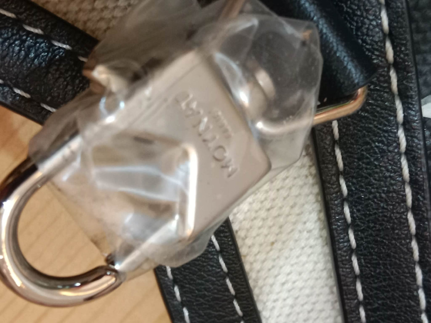 Moynat Paris M Tote Monogrammed Bag Black/White MM