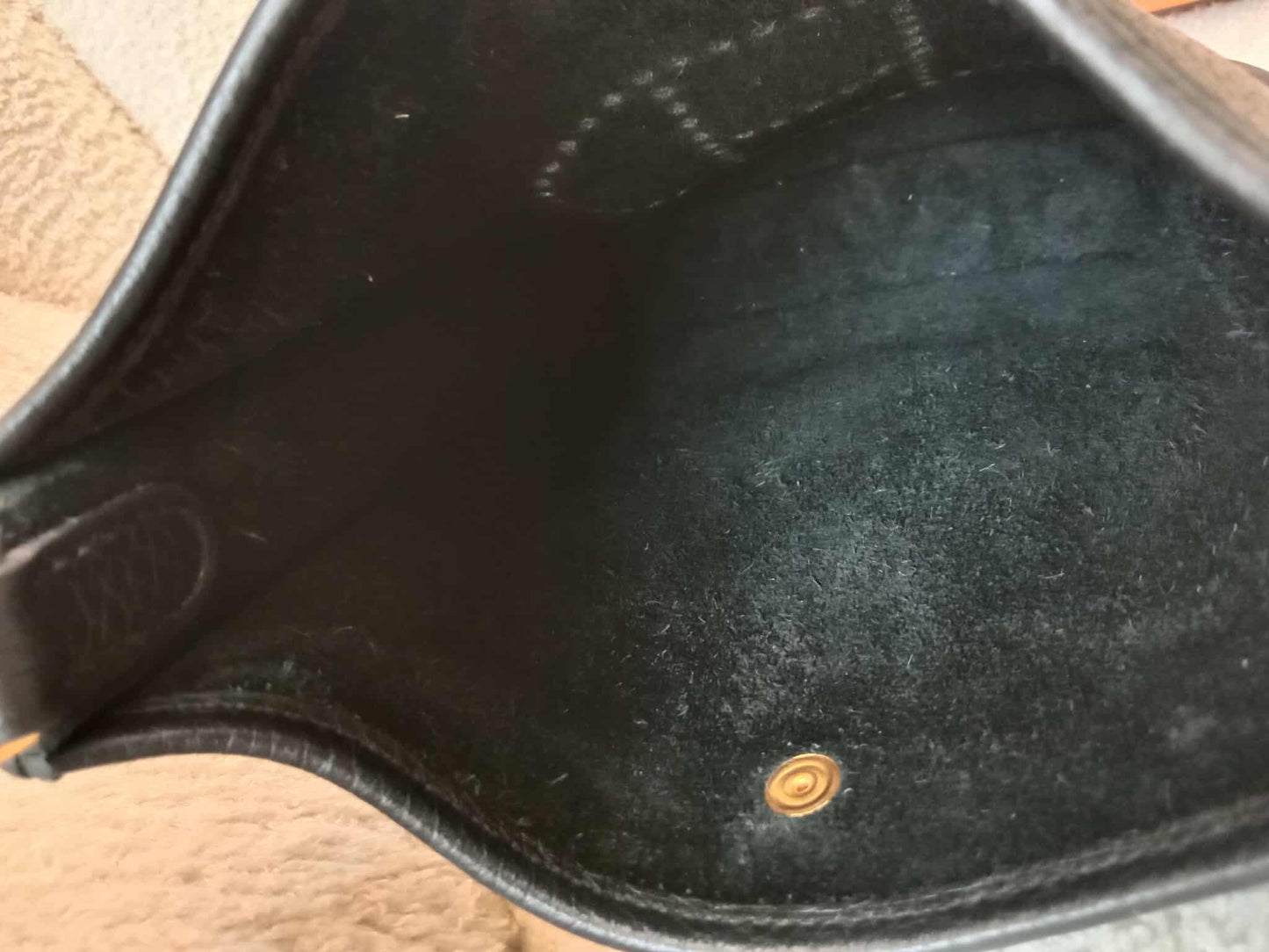 Hermes Mini Evelyne Noir Clemence Stamp U 2022