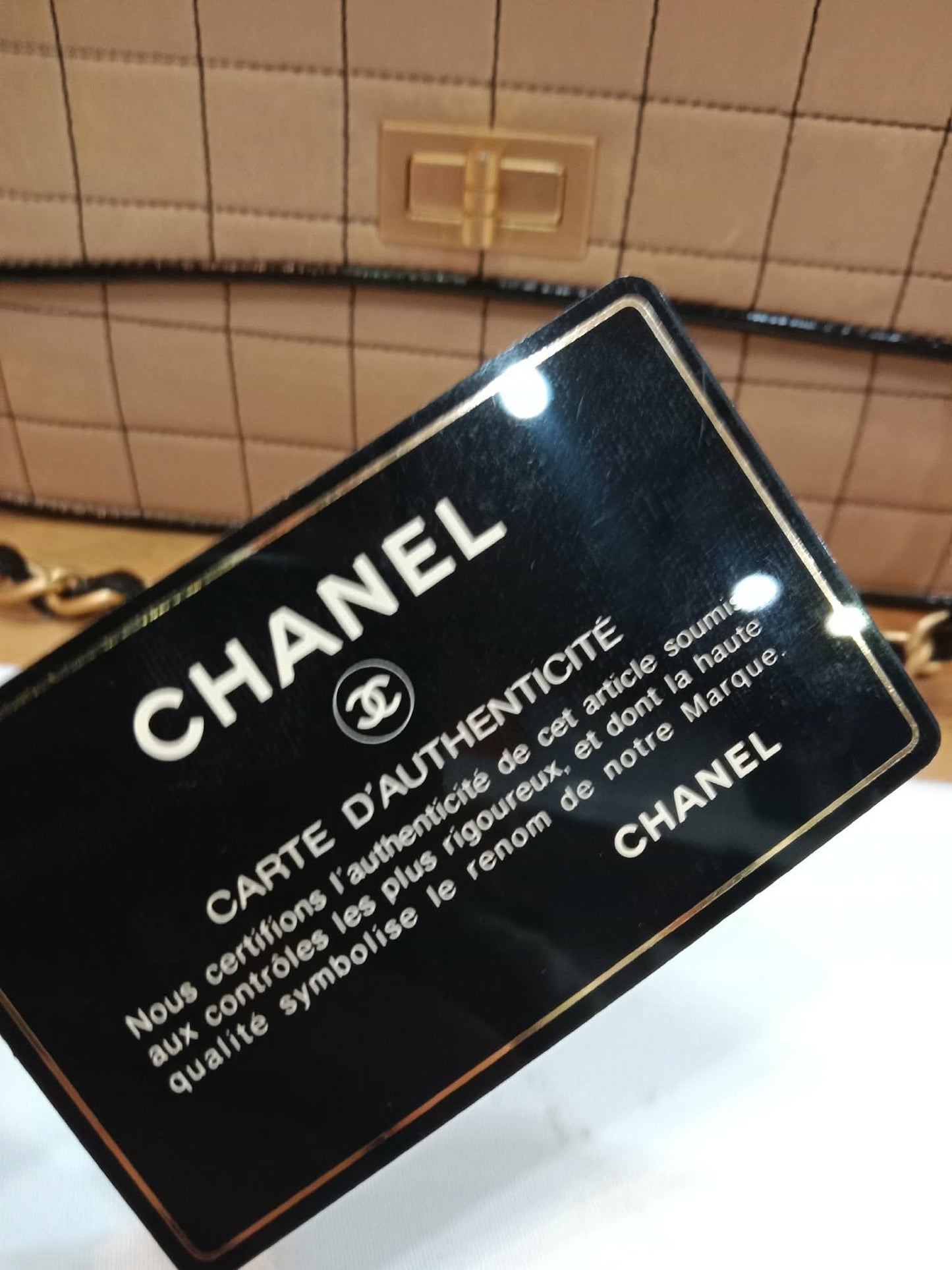 Chanel Chocolate Bar Quilted Reissue Bag Series 6