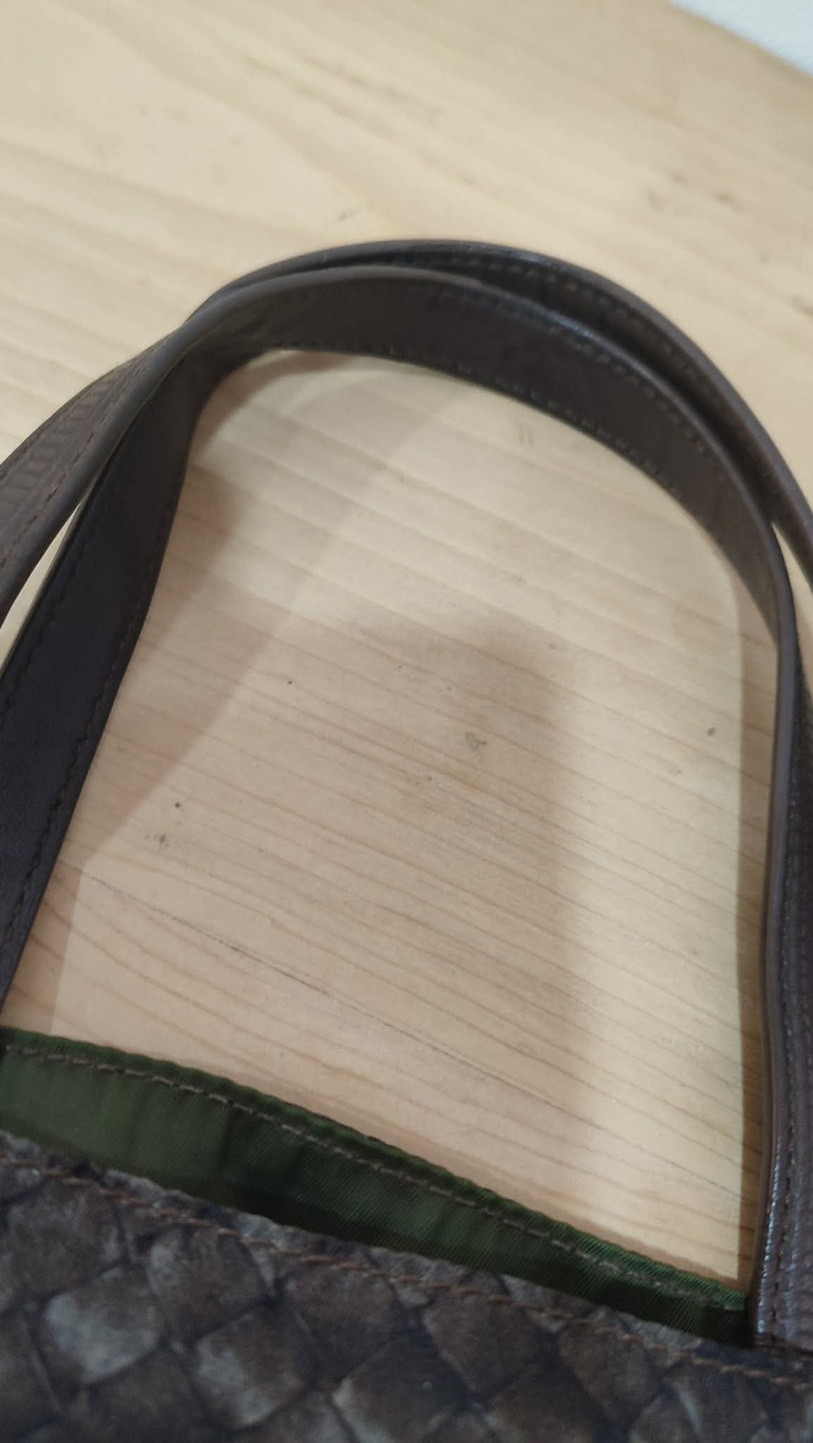 Bottega Veneta Nylon Tote Bag Brown