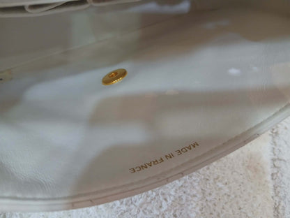 Chanel Matelasse Lambskin Vintage Flap White Series 1