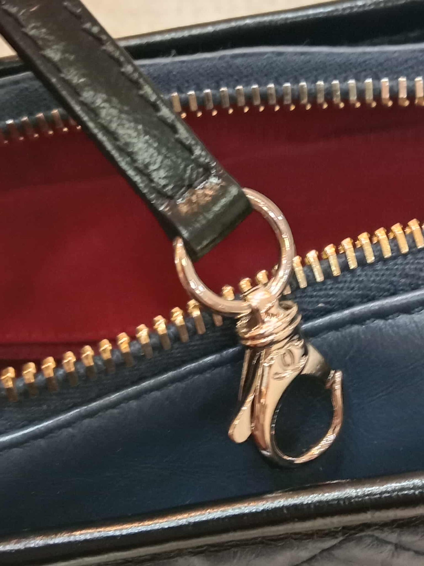 Chanel Gabrielle Hobo Bag Bicolor Blue/Black Series 29