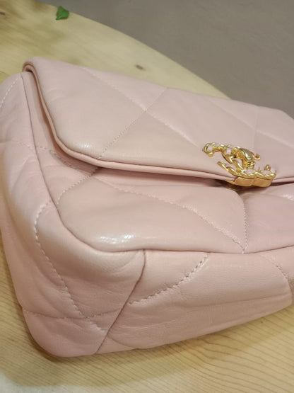 Chanel 19 Lambskin Light Pink Small Series 29