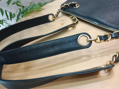 Chanel Timeless CC Shopper Tote Bag Caviar Black Series 3