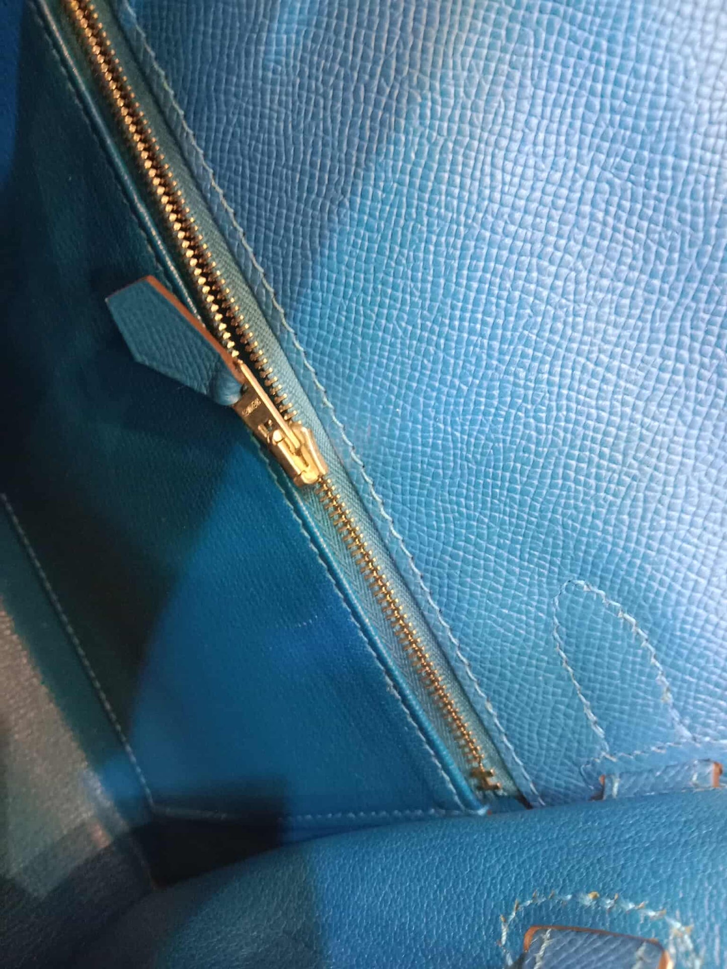 Hermes Kelly 28 Mykonos Sellier Epsom Stamp O Square 2011