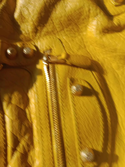 Balenciaga City Bag Yellow Mangue