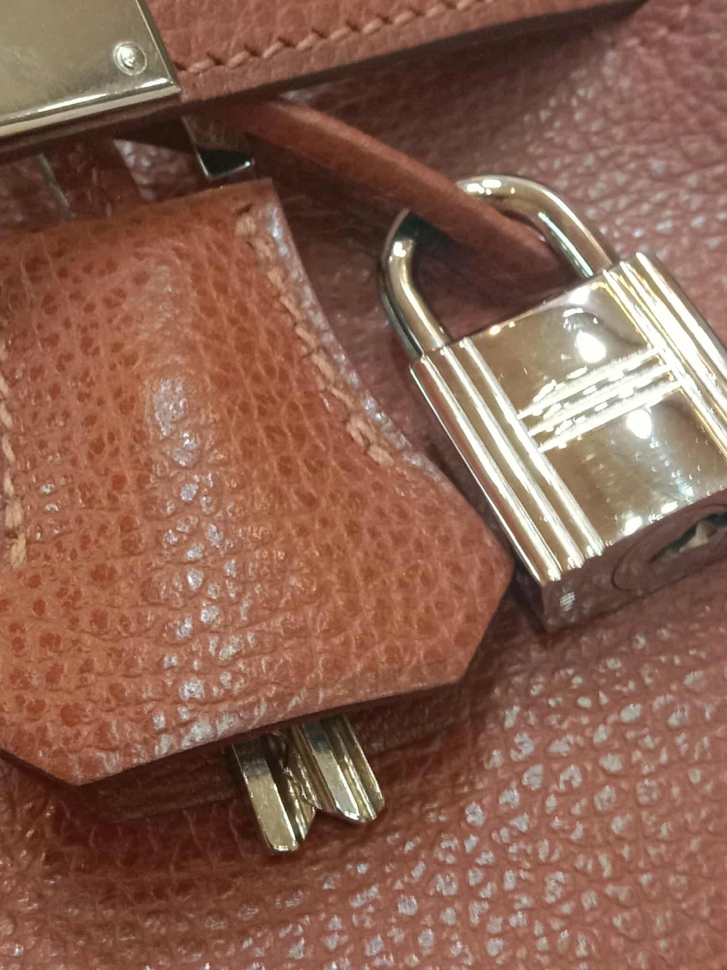 Hermes Birkin 30 Ardennes Noisette Stamp I Square 2005
