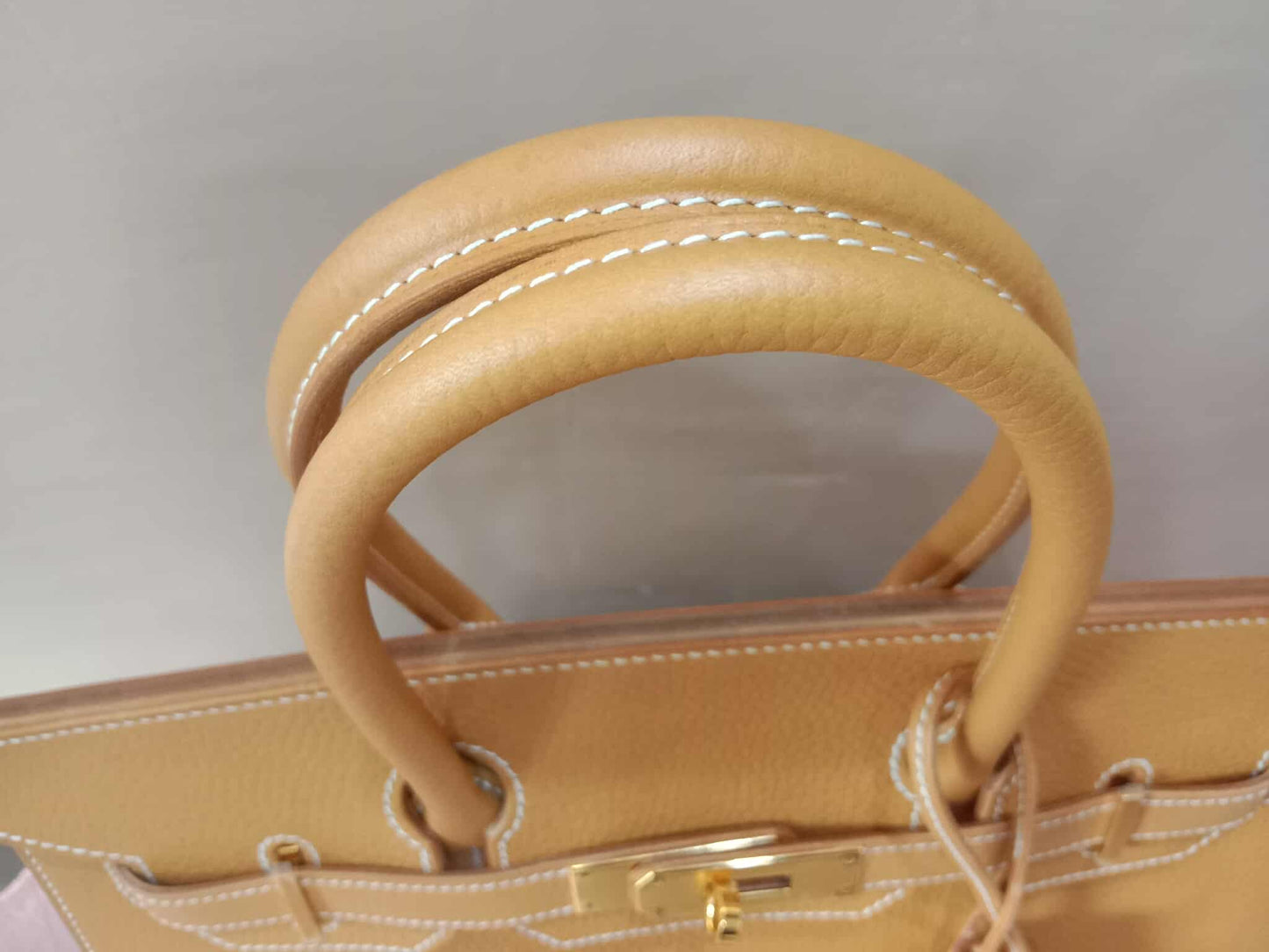 Hermes Birkin 30 Sellier Vache Naturelle Sable Grainee Stamp K 2025