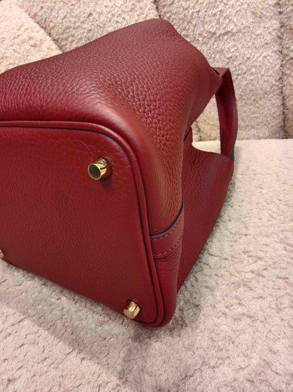 Hermes Picotin 18 Rouge Stamp W 2024