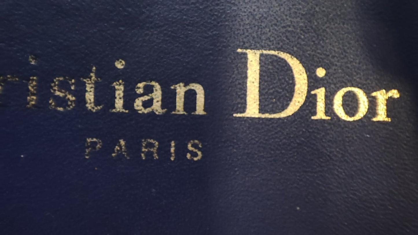 Dior Dioract Blue Royal Lambskin Size 38