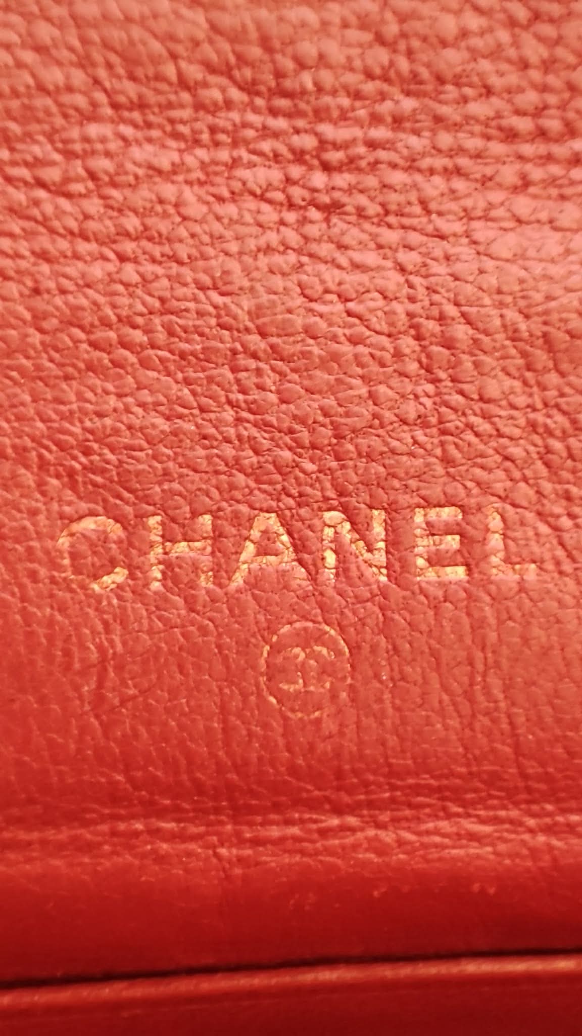 Chanel Vintage Envelope Wallet Red Lambskin Series 3