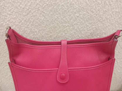 Hermes Evelyne Rose Tyrien Epsom PM Stamp Q Square 2013