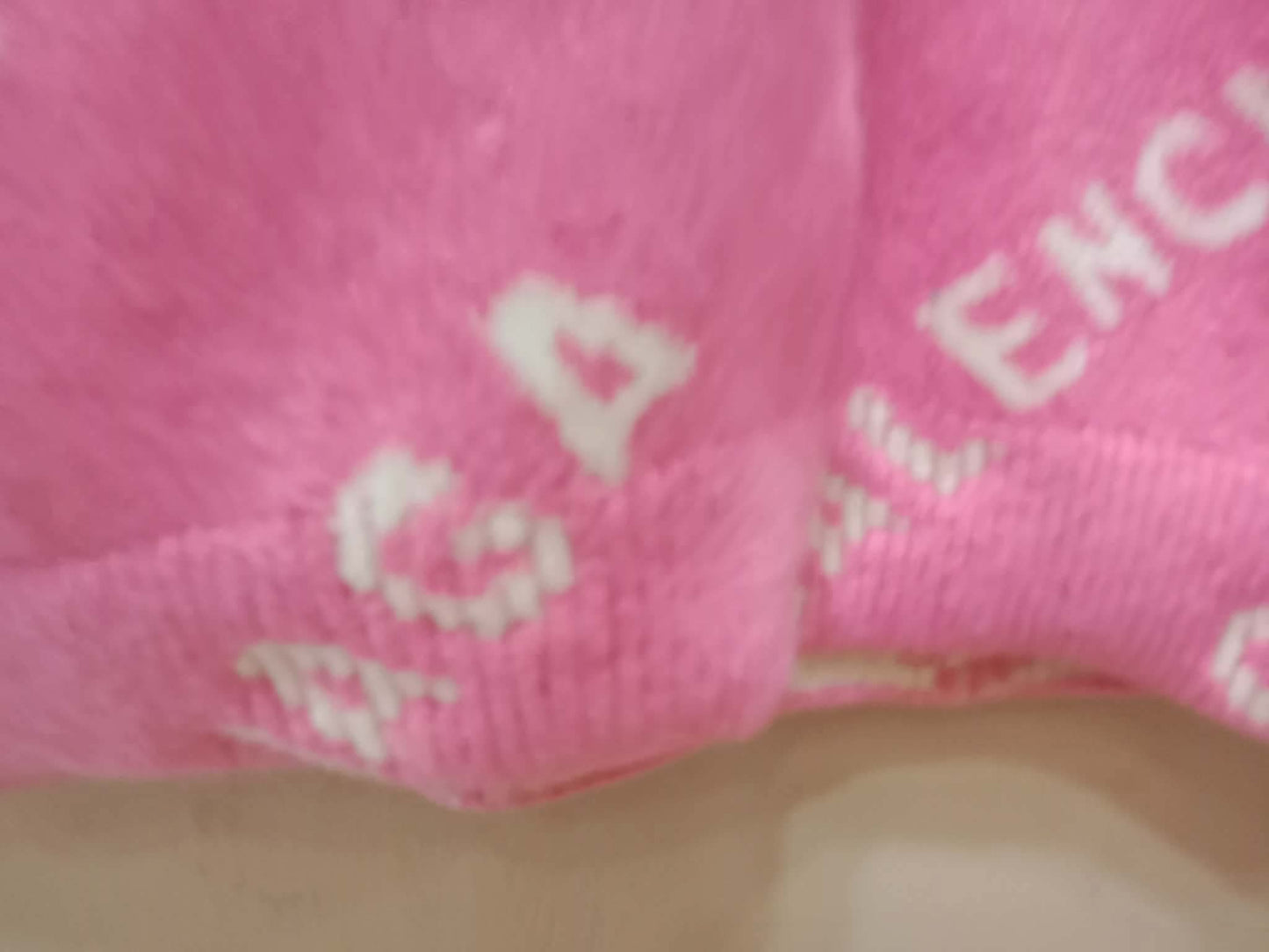 Balenciaga Wool Sweater Pink Size Small