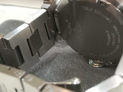 Cartier Pasha C Watch 35mm Stainless Case Pink Dial Arabic Numerals