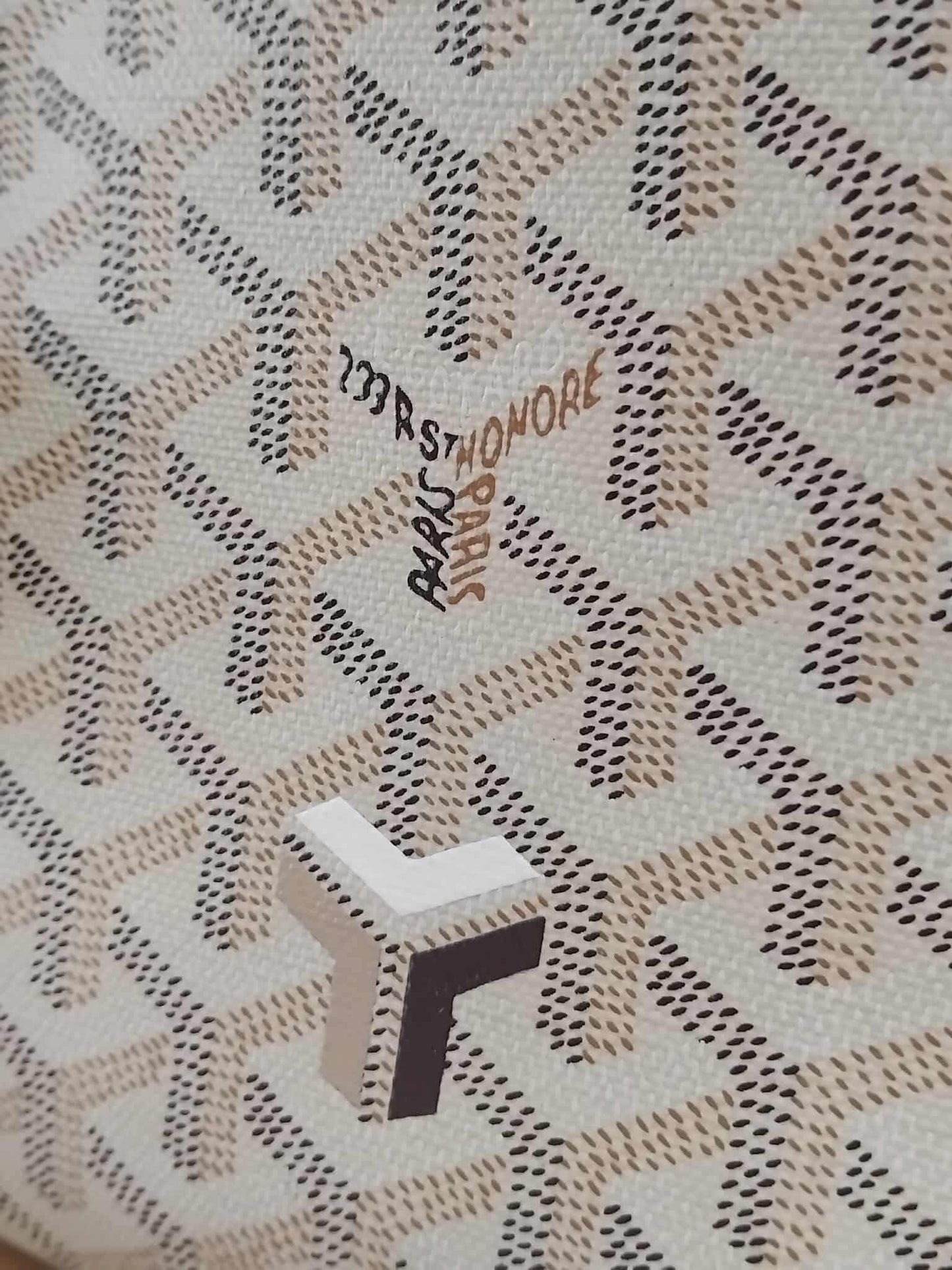 Goyard Bellechasse Biaude White PM