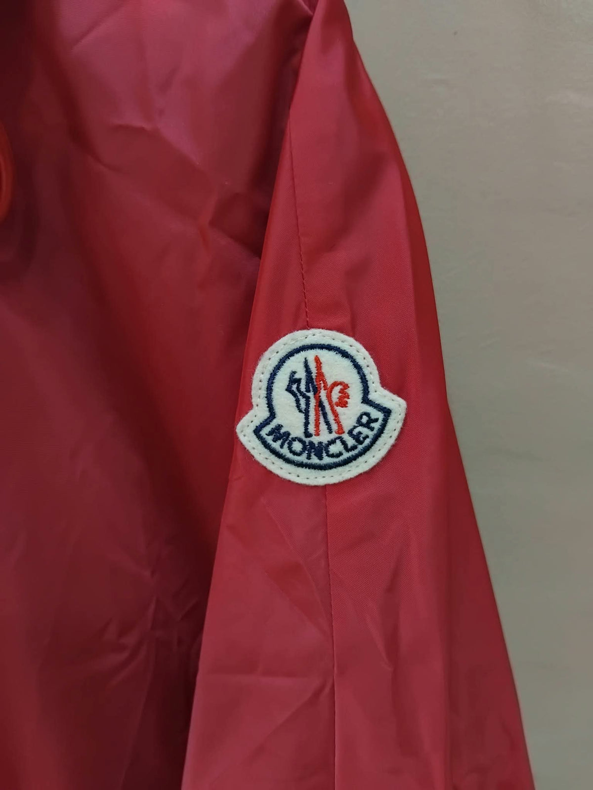 Moncler Sanve Pink Hooded Jacket Size 1