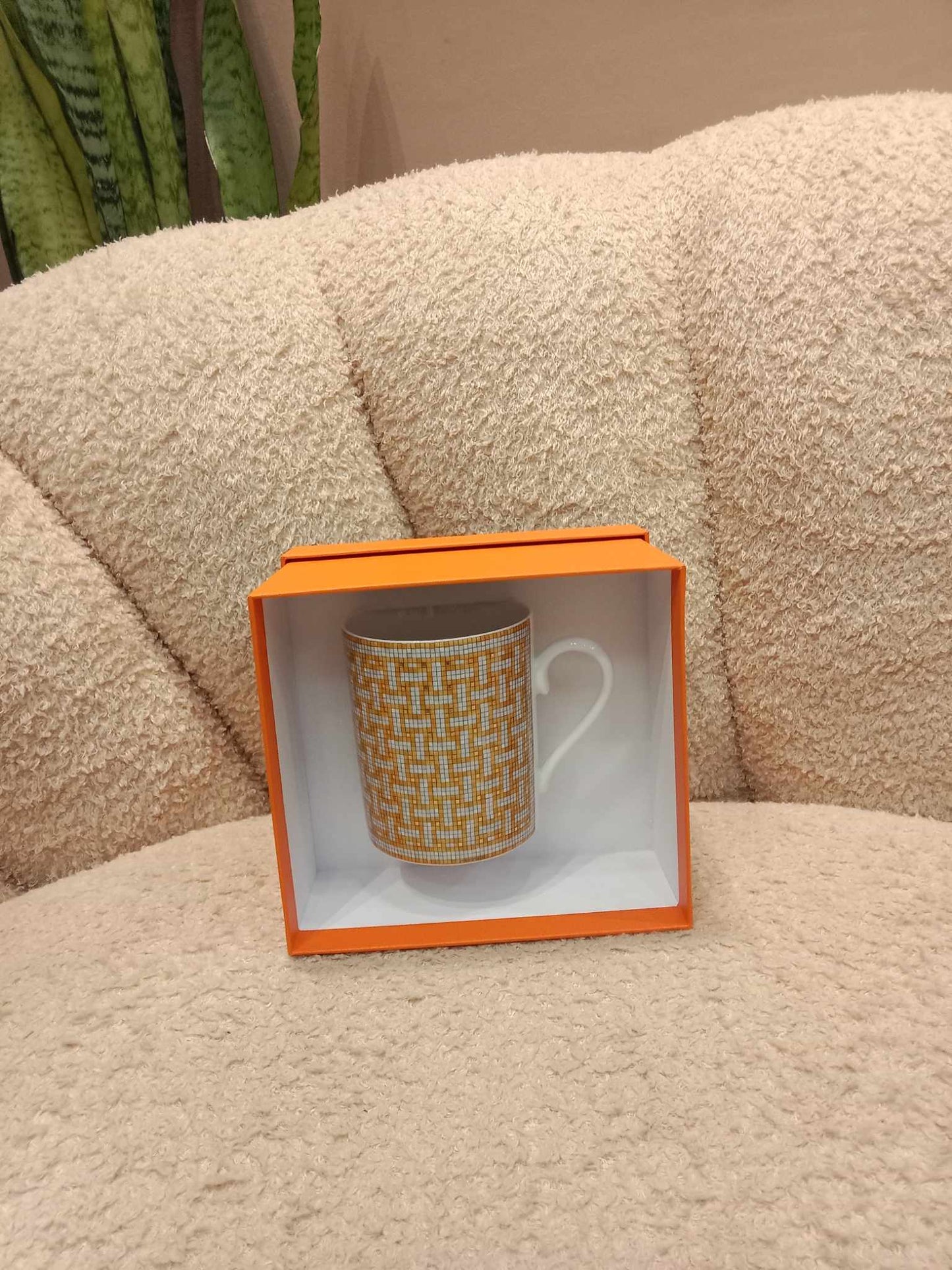 Hermes Mosaique  Au 24 Gold Mug