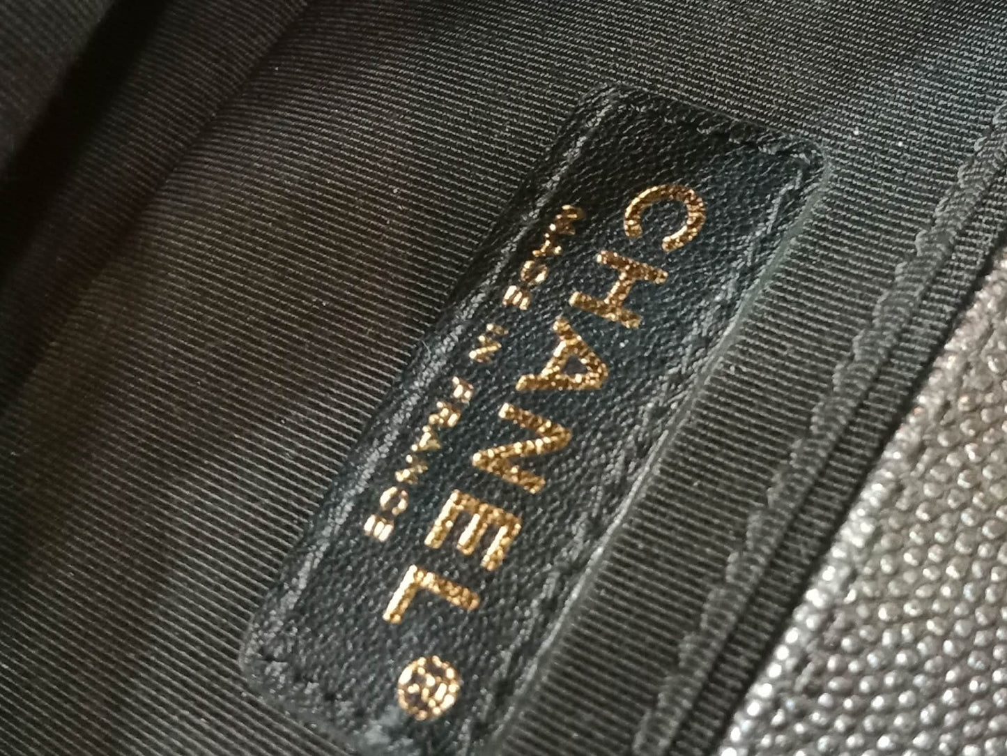 Chanel Le Boy Flap Caviar Small Black Series 23