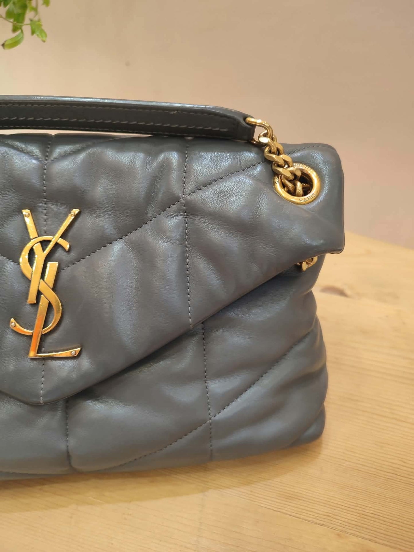 Saint Laurent Loulou Dark Gray Bag