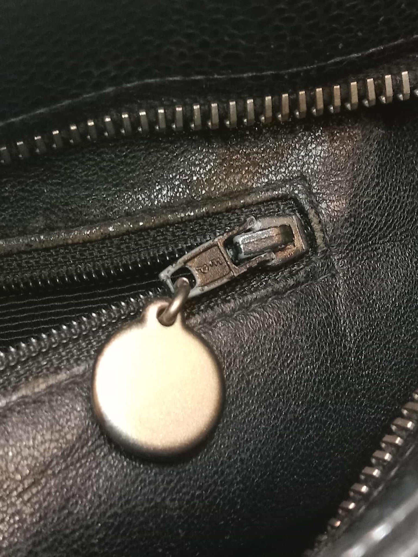 Chanel Medallion Black Caviar Series 7