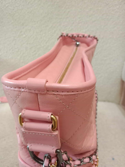 Chanel Gabrielle Hobo Bag Large Pink Series 27