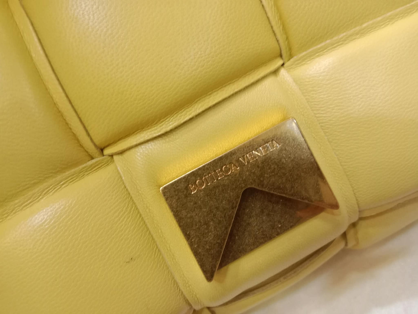 Bottega Veneta Chain Cassette Shoulder Bag Yellow