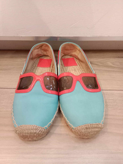 Tory Burch Sunny Flat Espadrilles Size 6