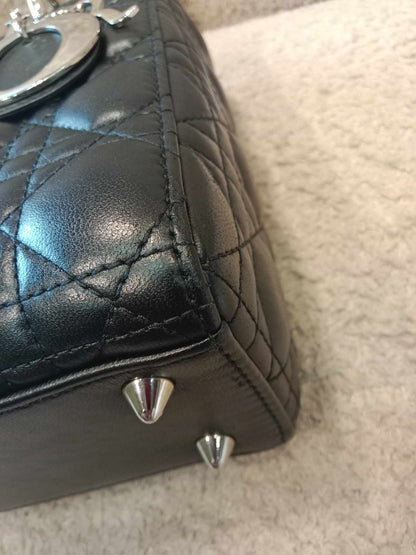 Dior Lady Dior ABC Small Lambskin Black