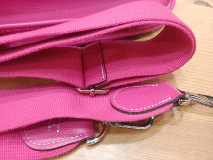 Hermes Evelyne Pink Epsom PM Stamp O Square 2011