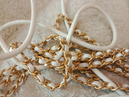 Chanel 22 Mini Tote Lambskin White Microchipped